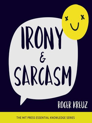 cover image of Irony and Sarcasm
